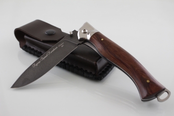 Нож "Легионер 2" ХВ-5(Алмазная). Рукоять дерево Бубинга Помеле.